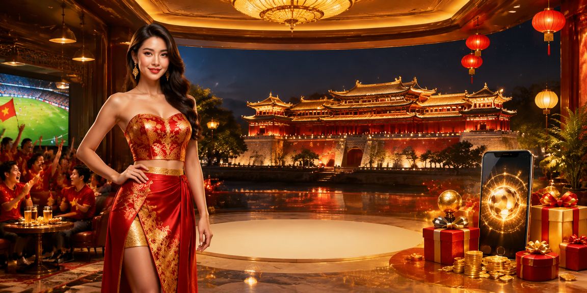 Thành viên đăng ký nhận bonus VIP tại chợ đêm Huế sôi động